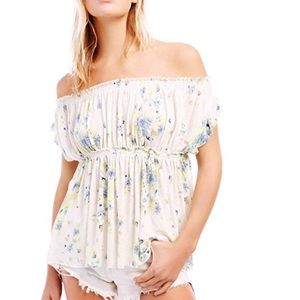Free People floral top XS